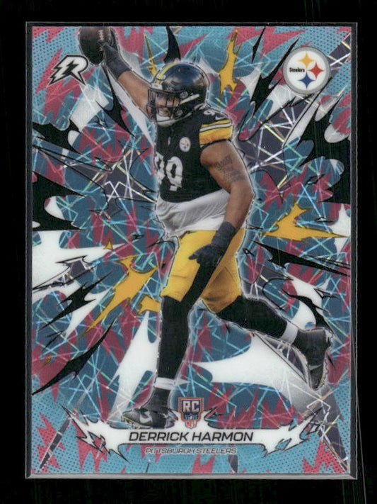 Derrick Harmon - 2025 Resurgence Football - Sky Blue & Pink Shock - Rookie