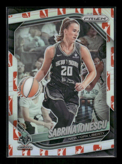 Sabrina Ionescu - 2025 Prizm WNBA - WNBA Logo