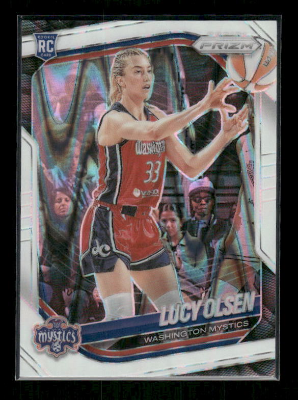 Lucy Olsen - 2025 Prizm WNBA - White Seismic - Rookie