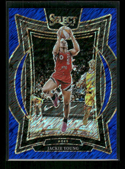 Jackie Young - 2025 Select WNBA - Blue Shimmer /7