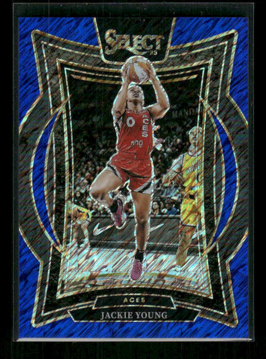 Jackie Young - 2025 Select WNBA - Blue Shimmer /7
