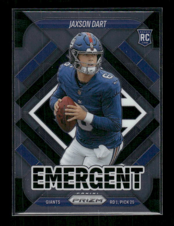 Jaxson Dart - 2025 Prizm Football - Emergent - Rookie