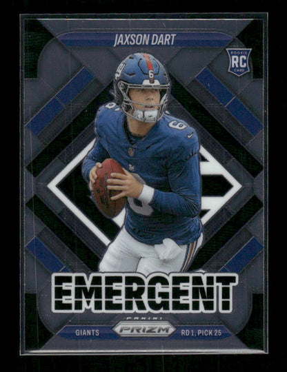 Jaxson Dart - 2025 Prizm Football - Emergent - Rookie