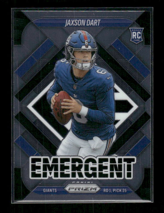 Jaxson Dart - 2025 Prizm Football - Emergent - Rookie