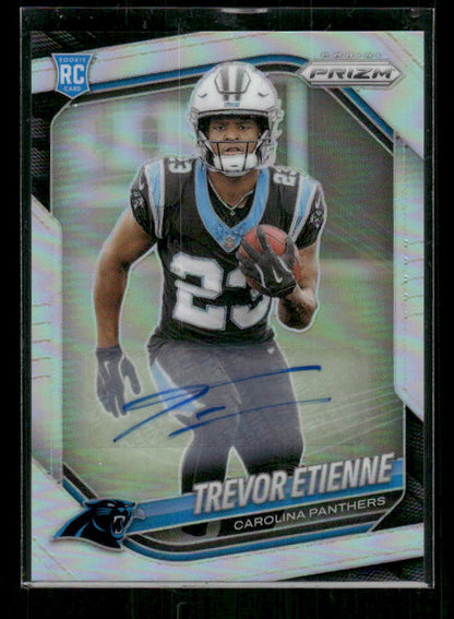 Trevor Etienne - 2025 Prizm Football - Silver Prizm Auto - Rookie