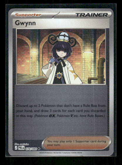 Gwynn - 2026 Mega Evolution: Pitch Black #78/84 Reverse Holo