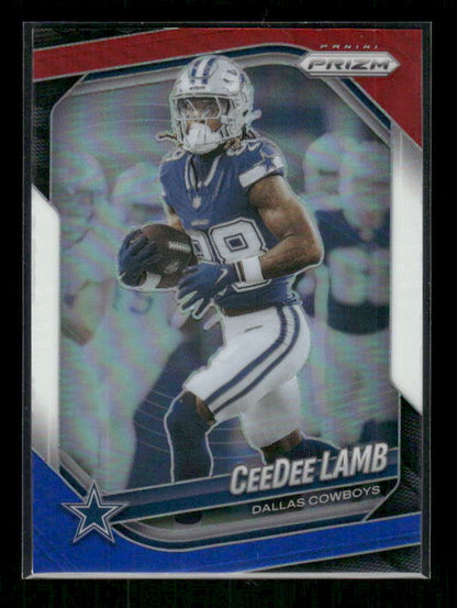 CeeDee Lamb - 2025 Prizm Football - Red White & Blue Prizm