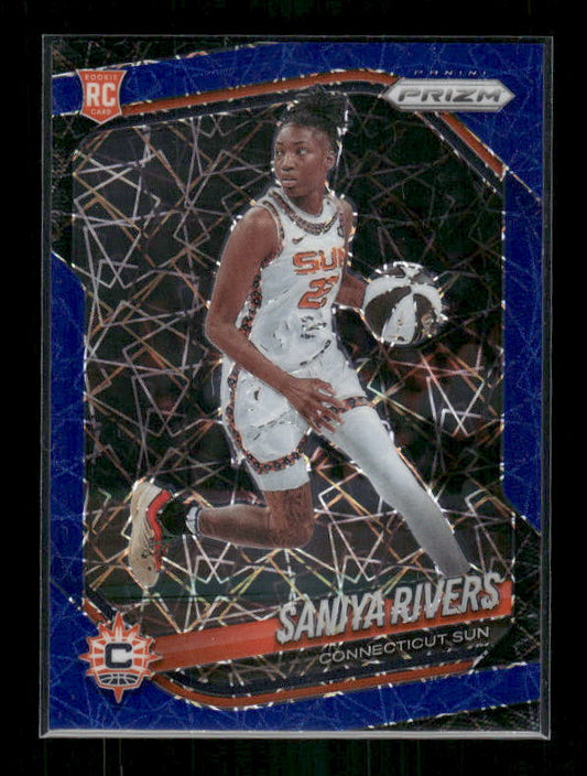 Saniya Rivers - 2025 Prizm WNBA - Blue Velocity - Rookie