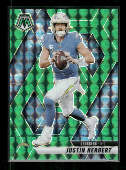 Justin Herbert - 2025 Mosaic Football - Green Mosaic