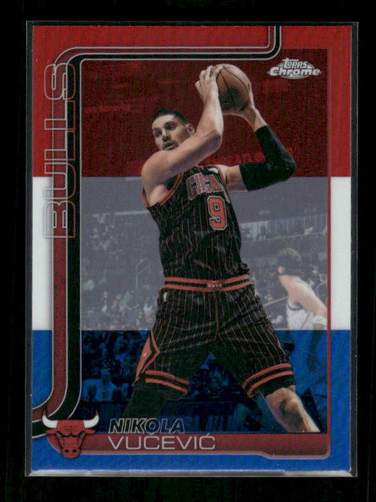 Nikola Vucevic - 2025-26 Topps Chrome Update Basketball - Red White & Blue Refractor