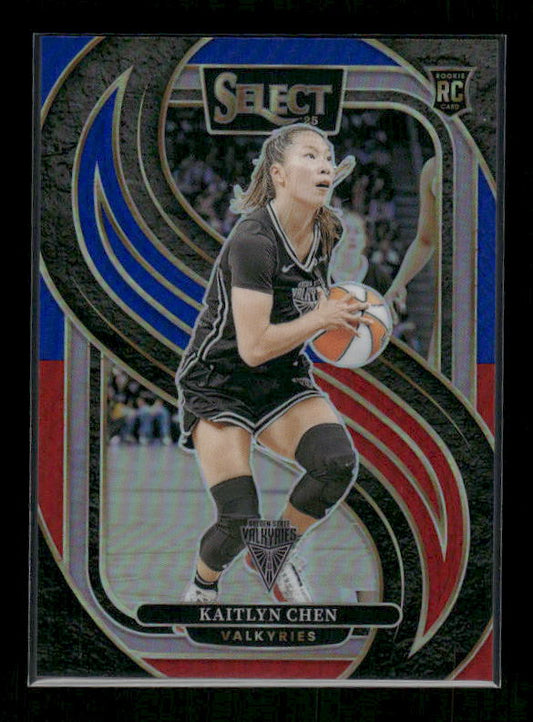 Kaitlyn Chen - 2025 Select WNBA - Red & Blue Prizm /399 - Rookie