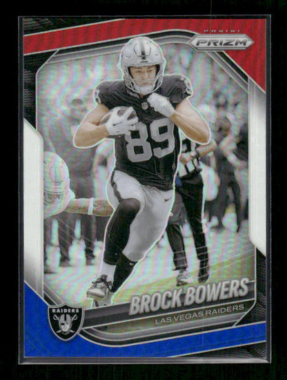 Brock Bowers - 2025 Prizm Football - Red White & Blue