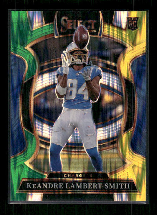 KeAndre Lambert Smith - 2025 Select Football - Green & Yellow Shock - Rookie