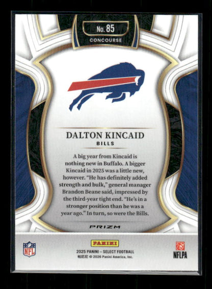 Dalton Kincaid - 2025 Select Football - Red & Blue Shock