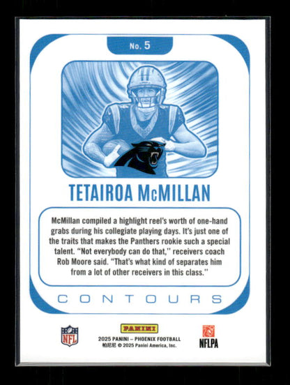 Tetairoa McMillan - 2025 Phoenix Football - Contours - Rookie
