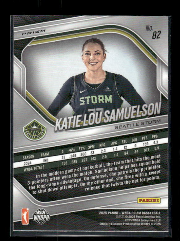 Katie Lou Samuelson - 2025 Prizm WNBA - WNBA Logo Prizm
