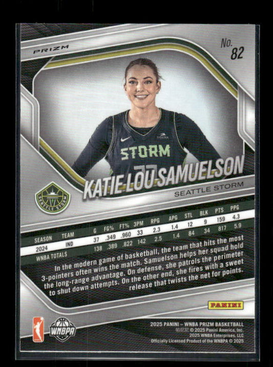 Katie Lou Samuelson - 2025 Prizm WNBA - WNBA Logo Prizm