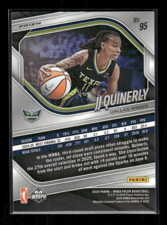 JJ Quinerly - 2025 Prizm WNBA - WNBA Logo Prizm - Rookie