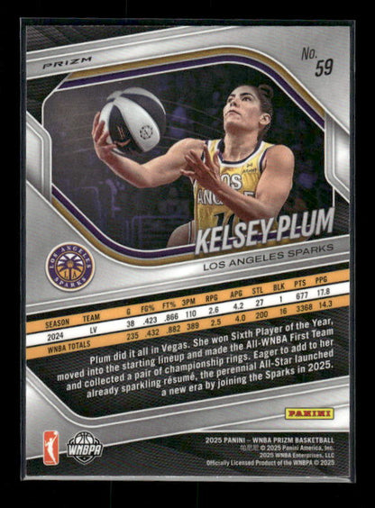 Kelsey Plum - 2025 Prizm WNBA - WNBA Logo