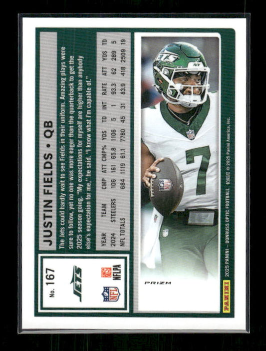 Justin Fields - 2025 Optic Football - Stars