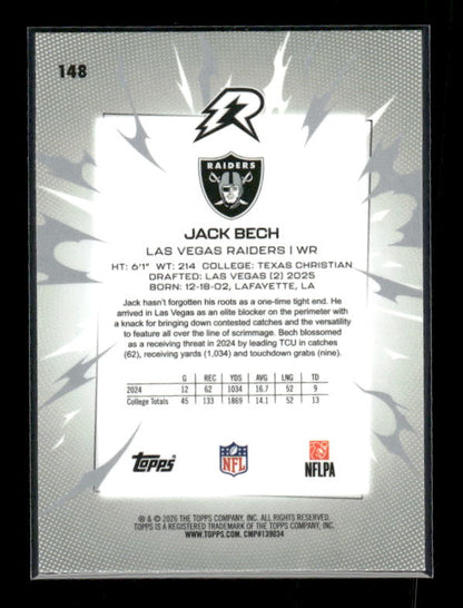 Jack Bech - 2025 Resurgence Football - Prism - Rookie