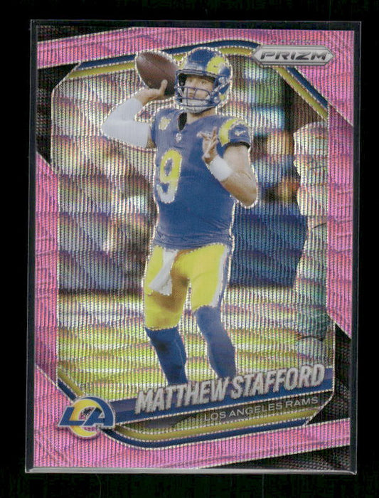 Matthew Stafford - 2025 Prizm Football - Pink Wave