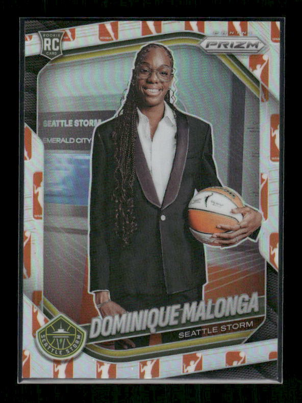 Dominque Malonga - 2025 Prizm WNBA - WNBA Logo Prizm - Rookie Variation