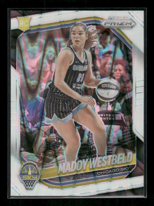 Maddy Westbeld - 2025 Prizm WNBA - White Seismic - Rookie