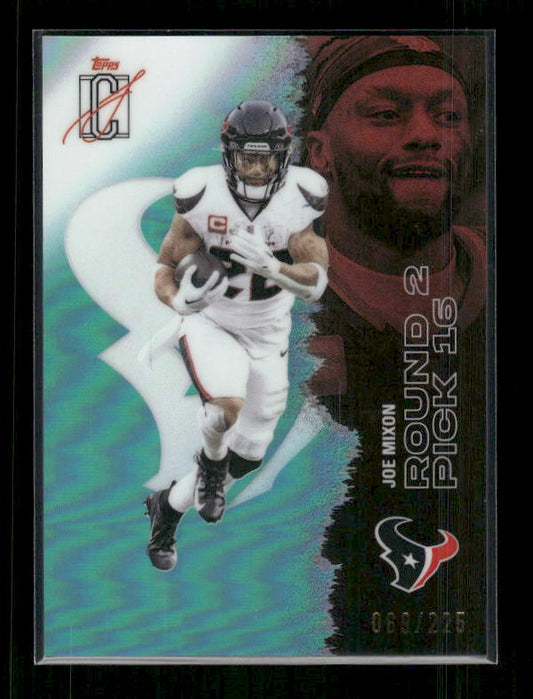 Joe Mixon - 2025 Signature Class Football - Teal /225