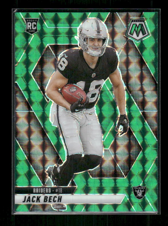 Jack Bech - 2025 Mosaic Football - Green Mosaic - Rookie