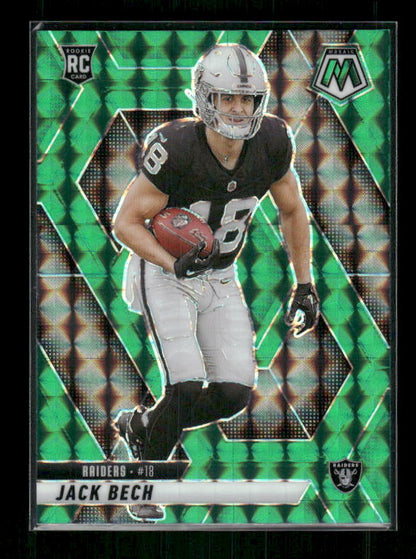Jack Bech - 2025 Mosaic Football - Green Mosaic - Rookie