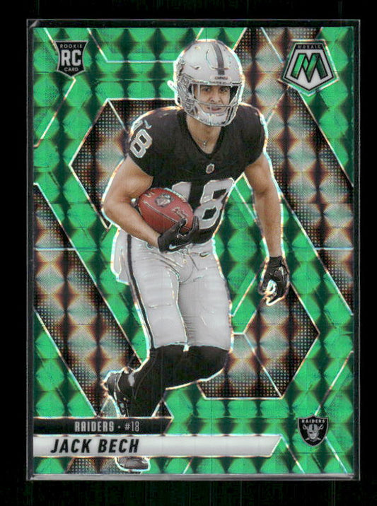 Jack Bech - 2025 Mosaic Football - Green Mosaic - Rookie