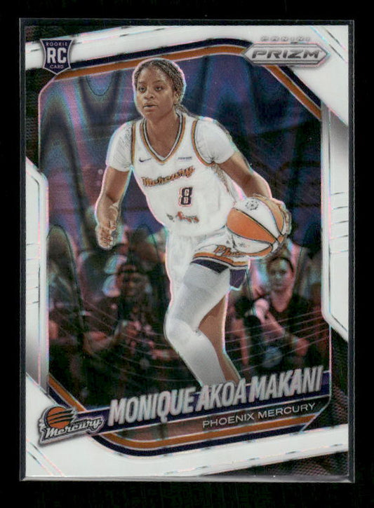 Monique Akoa Makani - 2025 Prizm WNBA - White Seismic - Rookie