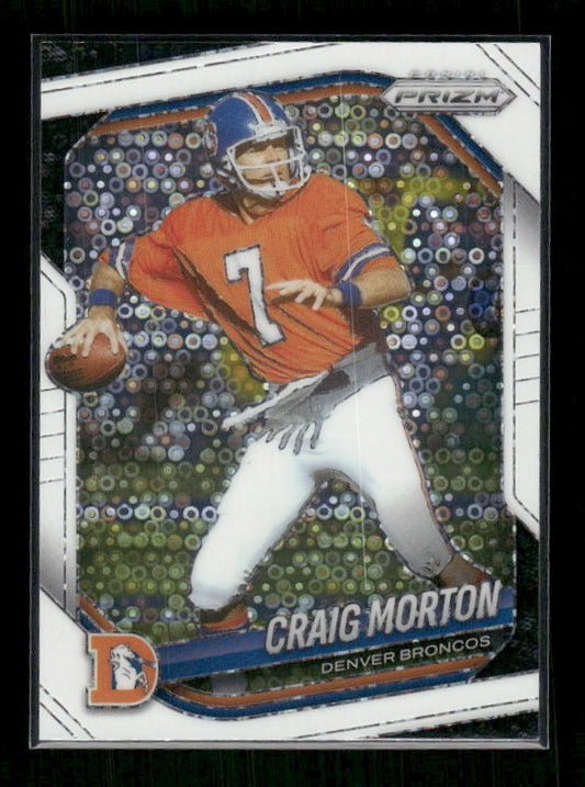 Craig Morton - 2025 Prizm Football - White Disco