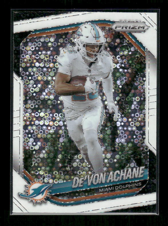 De'Von Achane - 2025 Prizm Football - White Disco
