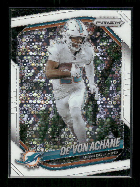 De'Von Achane - 2025 Prizm Football - White Disco