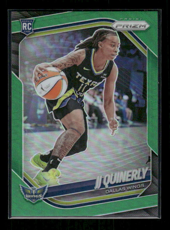 JJ Quinerly - 2025 Prizm WNBA - Green Prizm - Rookie