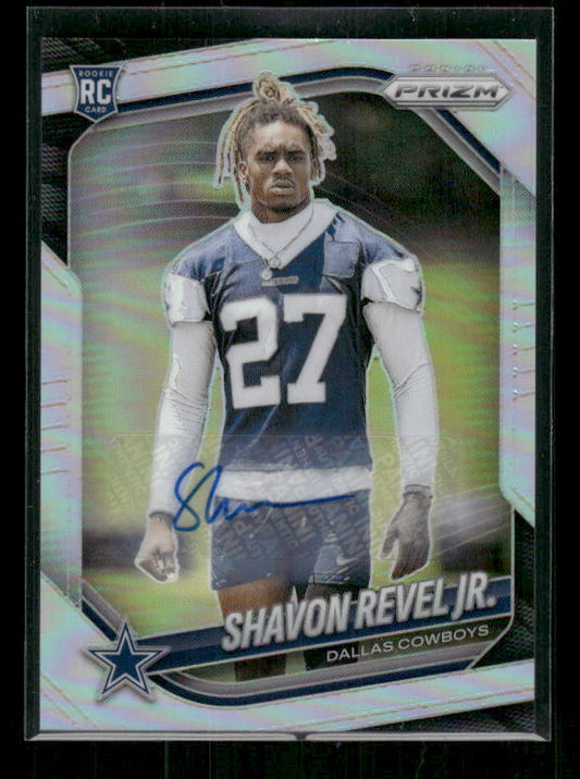 Shavon Revel Jr. - 2025 Prizm Football - Silver Prizm Auto - Rookie