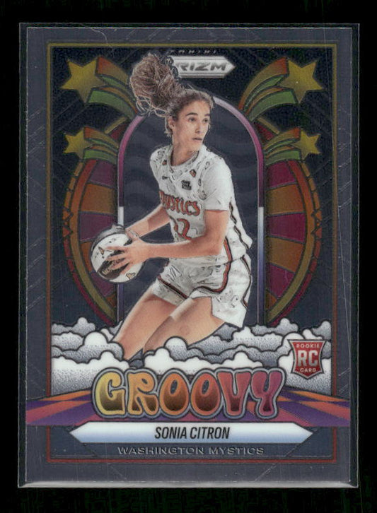 Sonia Citron - 2025 Prizm WNBA - Groovy - Rookie