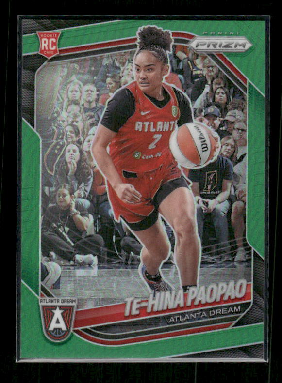 Te Hina Paopao - 2025 Prizm WNBA - Green Prizm - Rookie