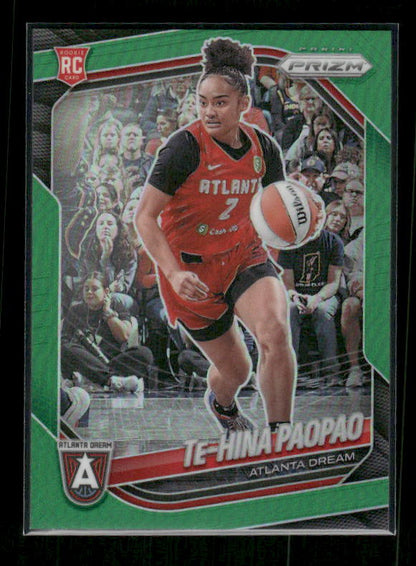 Te Hina Paopao - 2025 Prizm WNBA - Green Prizm - Rookie