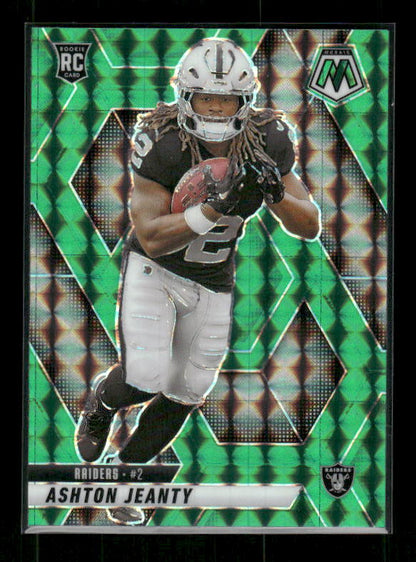 Ashton Jeanty - 2025 Mosaic Football - Green Mosaic - Rookie