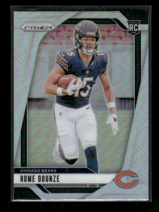 Rome Odunze - 2024 Panini Prizm - Silver Prizm - Rookie