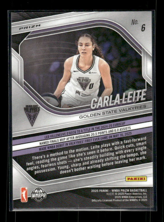 Carla Leite - 2025 Prizm WNBA - Silver Prizm - Rookie