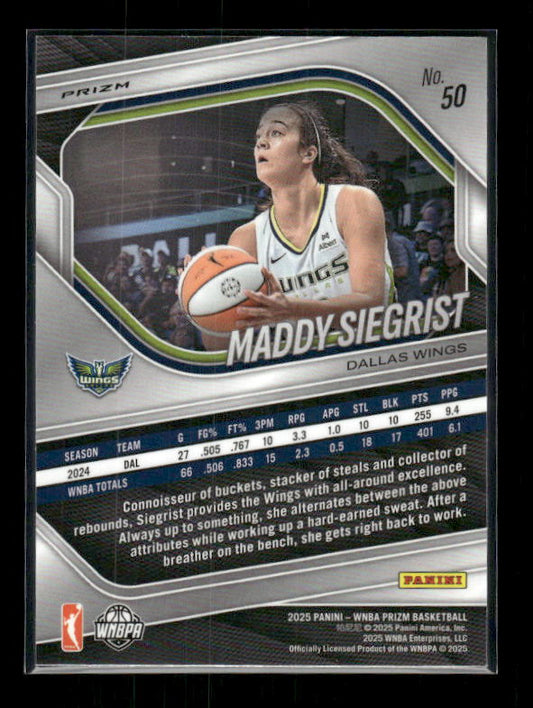 Maddy Siegrist - 2025 Prizm WNBA - WNBA Logo Prizm