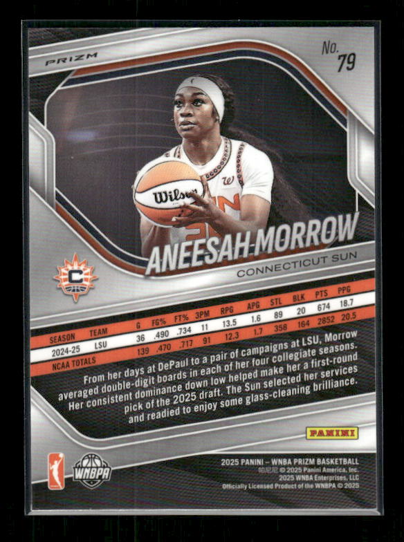 Aneesah Morrow - 2025 Prizm WNBA - WNBA Logo Prizm - Rookie