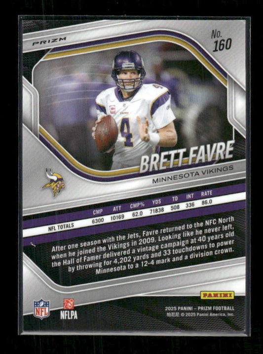 Brett Favre - 2025 Prizm Football - Green Flash
