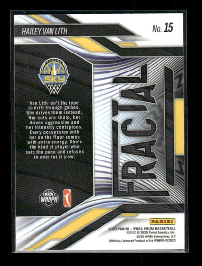 Hailey Van Lith - 2025 Prizm WNBA - Fractal - Rookie