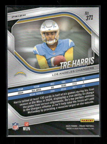 Tre Harris - 2025 Prizm Football - Lazer Prizm - Rookie