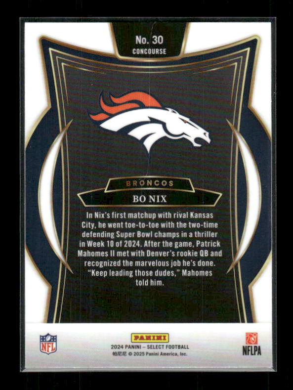 Bo Nix - 2024 Select Football - Rookie